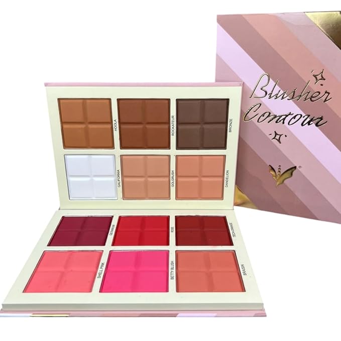 DAROGE Blusher & Contour Palette