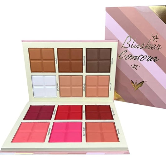 DAROGE Blusher & Contour Palette