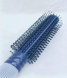 Shine Finish Round Hair Brush with Ball Tip Nylon Bristles