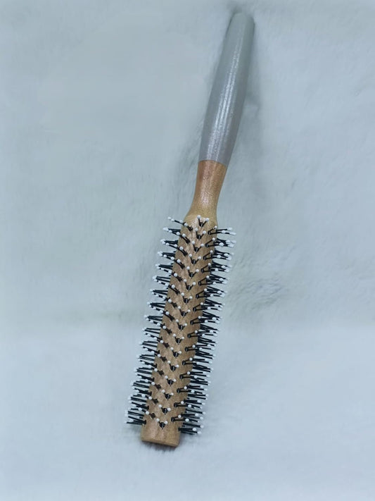 Wooden Round Hair Brush Pear Comb