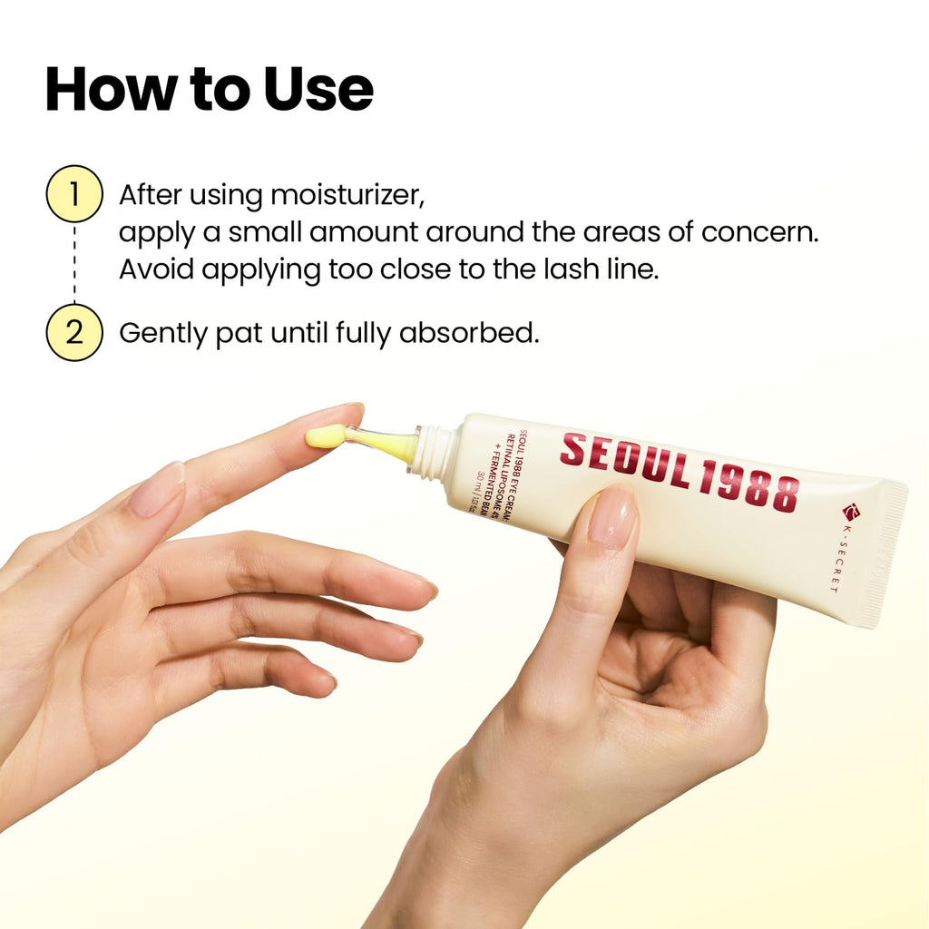 K-SECRET SEOUL 1988 Eye Cream Retinal Liposome 4% 30ml /