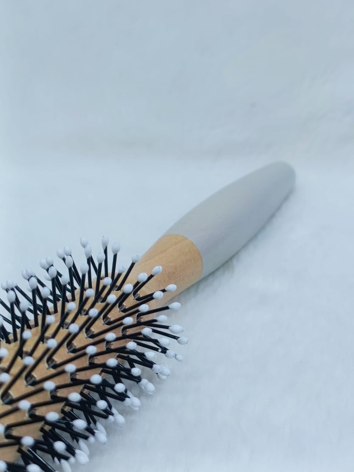 Wooden Round Hair Brush Pear Comb