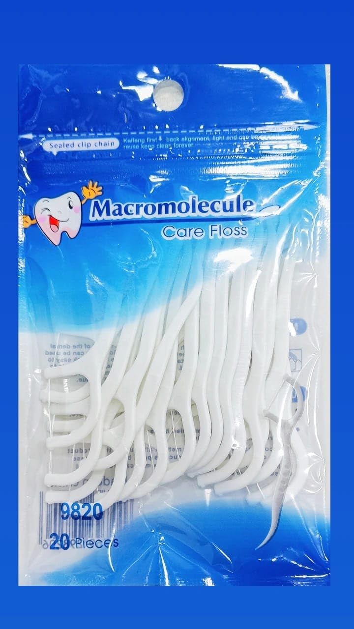 3-in-1 Dental Floss Picks – 20 Piece Set
