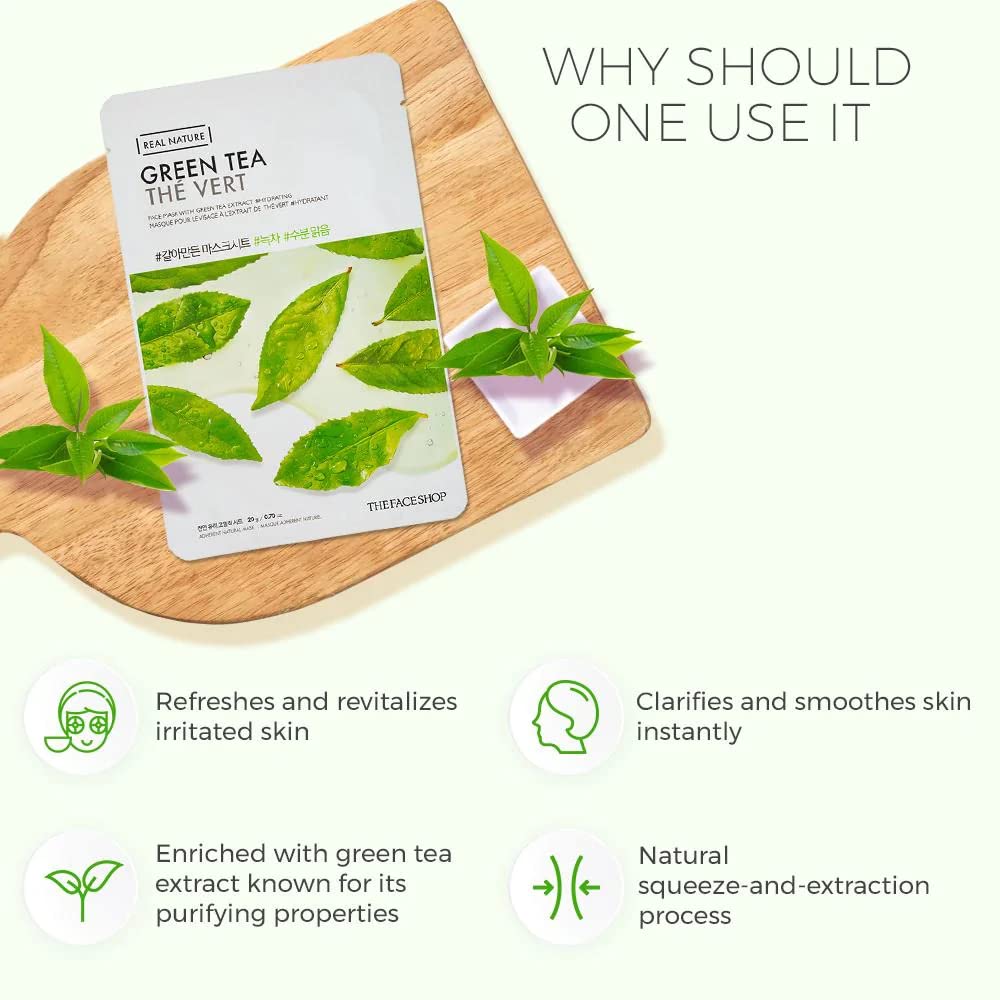 The Face Shop Real Nature Charcoal Face Mask – 20 ml