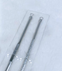 Stainless Steel Blackhead Remover Needle – Round & Pointed Tip (Pack of 3)