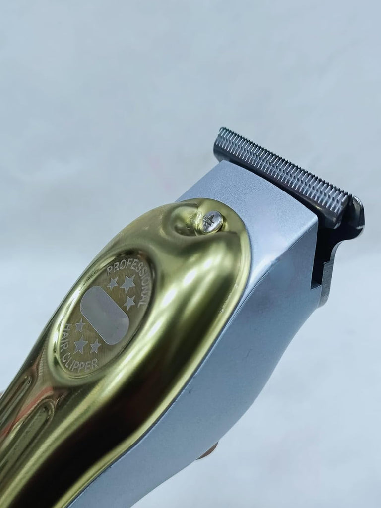Professional Men's Hair Clippers Zero Gapped Gold (KM - 679)