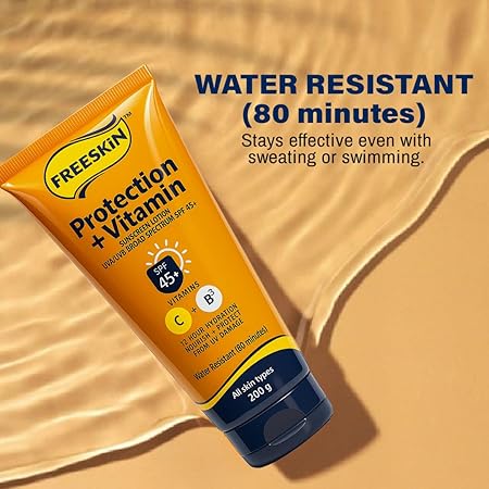 Freeskin Protection + Vitamin Sunscreen SPF45+ With Niacinamide - 200 g