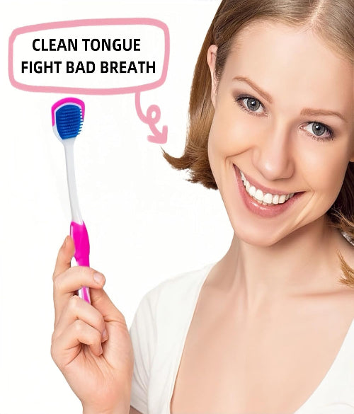 Tongue Scraper & Tongue Brush