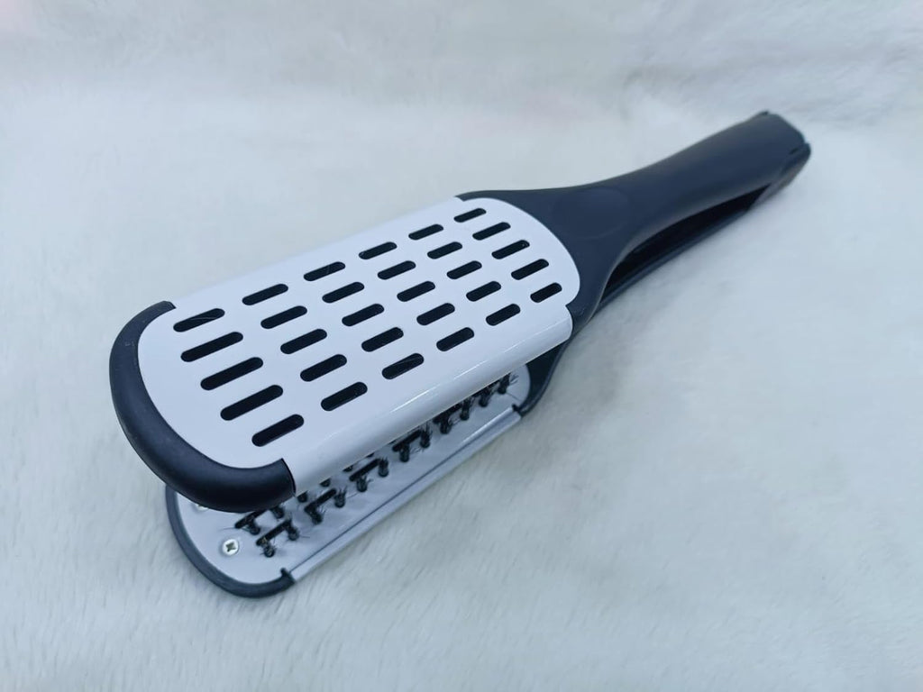Hair Straightening Comb – Double Sided Bristle Brush