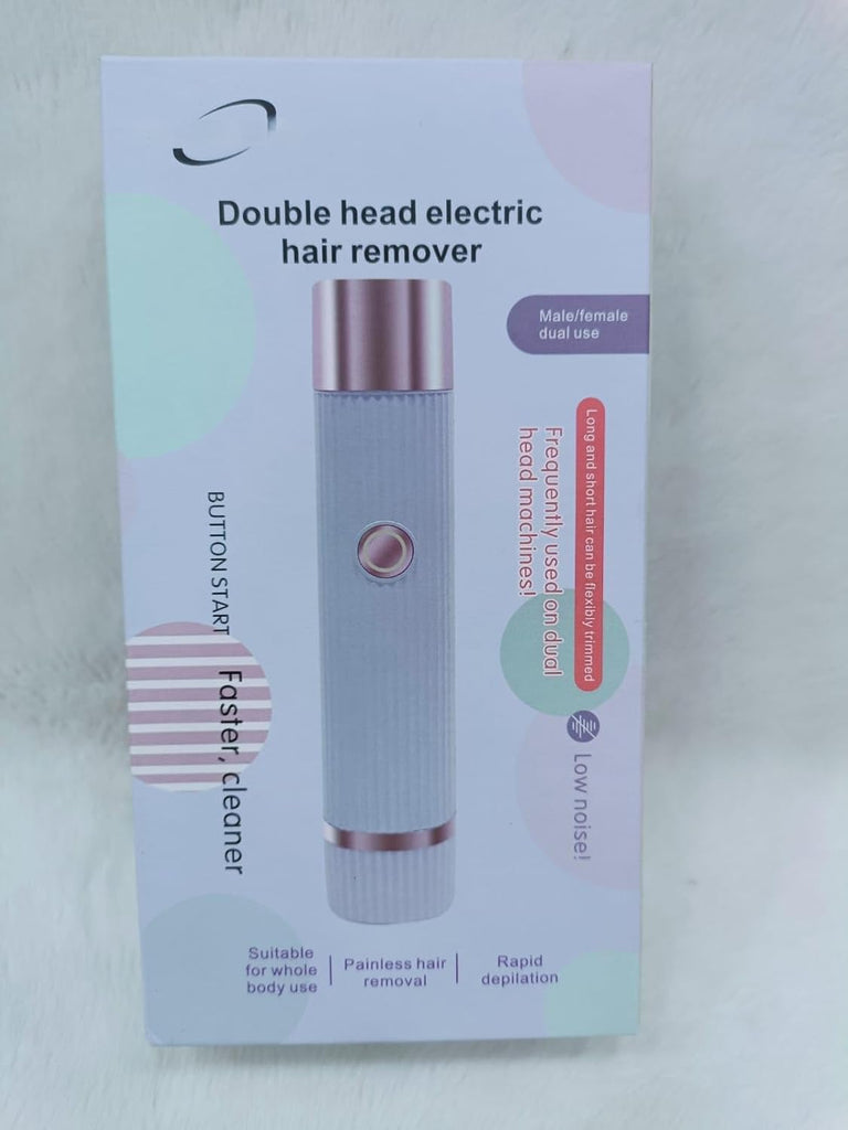 Double Head Electric Hair Remover – Fast & Flawless Grooming