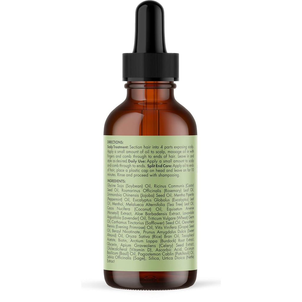 Mielle Organics Rosemary Oil for Hair Growth mint scalp strengthen hair