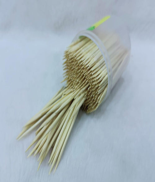 Wooden Bamboo Toothpicks with Dispenser Box!