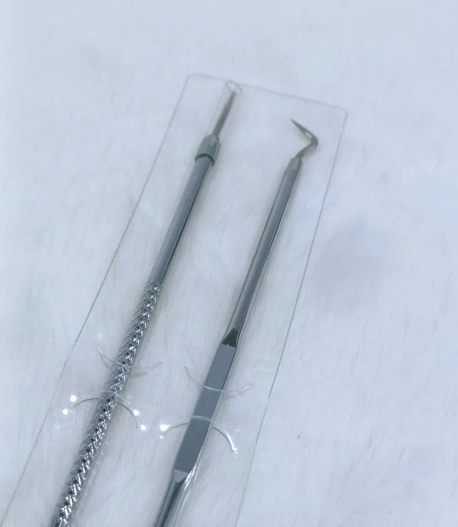 Stainless Steel Blackhead Remover Needle – Round & Pointed Tip (Pack of 3)