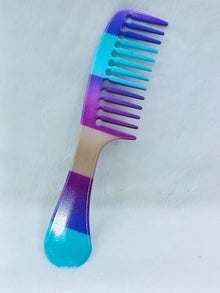 Regular Hair Comb With Handle & Wide Tooth