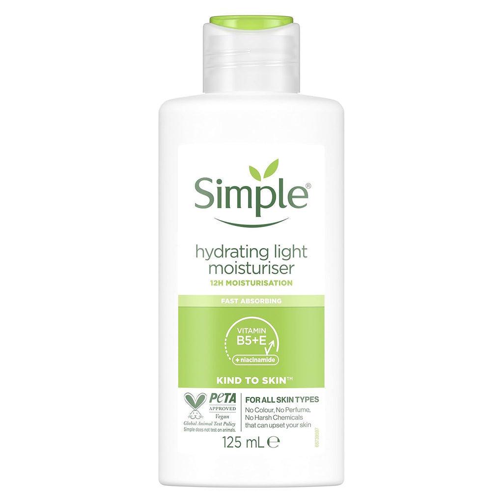 Simple Kind To Skin Hydrating Light Moisturiser Cream 125ml - The beauty cart