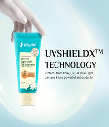 Pilgrim 5% Niacinamide Oil-Free Super Light Gel Sunscreen For Oily Skin SPF 50 PA++++