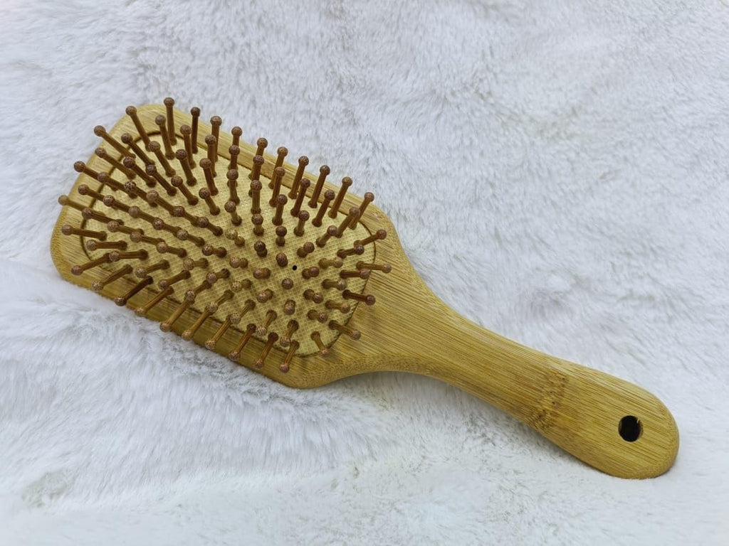Hairbrush Comb Wooden Paddle Hair Brush for Men & Women Bamboo