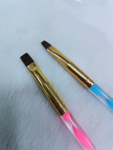 Professional Nail Art Brush Set – 4 Pack Gold Handle Beauty Tools
