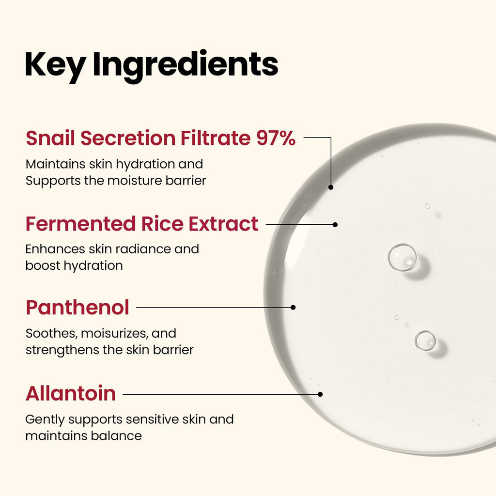 K-SECRET SEOUL 1988 Essence Snail Mucin 97% + Rice