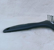 Professional 7 Rows Curved Shape Ball Tip Bristles Small Air Vented Flat Hair Styling Brush.