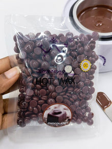 Hot Wax Beans for Hair Removal Wax (Chocolate, 50 g).