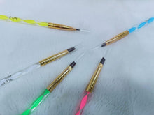 Professional Nail Art Brush Set – 4 Pack Gold Handle Beauty Tools