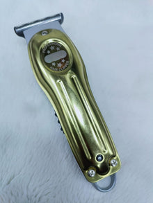 Professional Men's Hair Clippers Zero Gapped Gold (KM - 679)