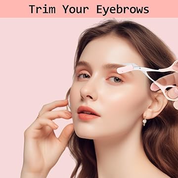 Keli Eyebrow Razor and Scissor with Comb Attachment