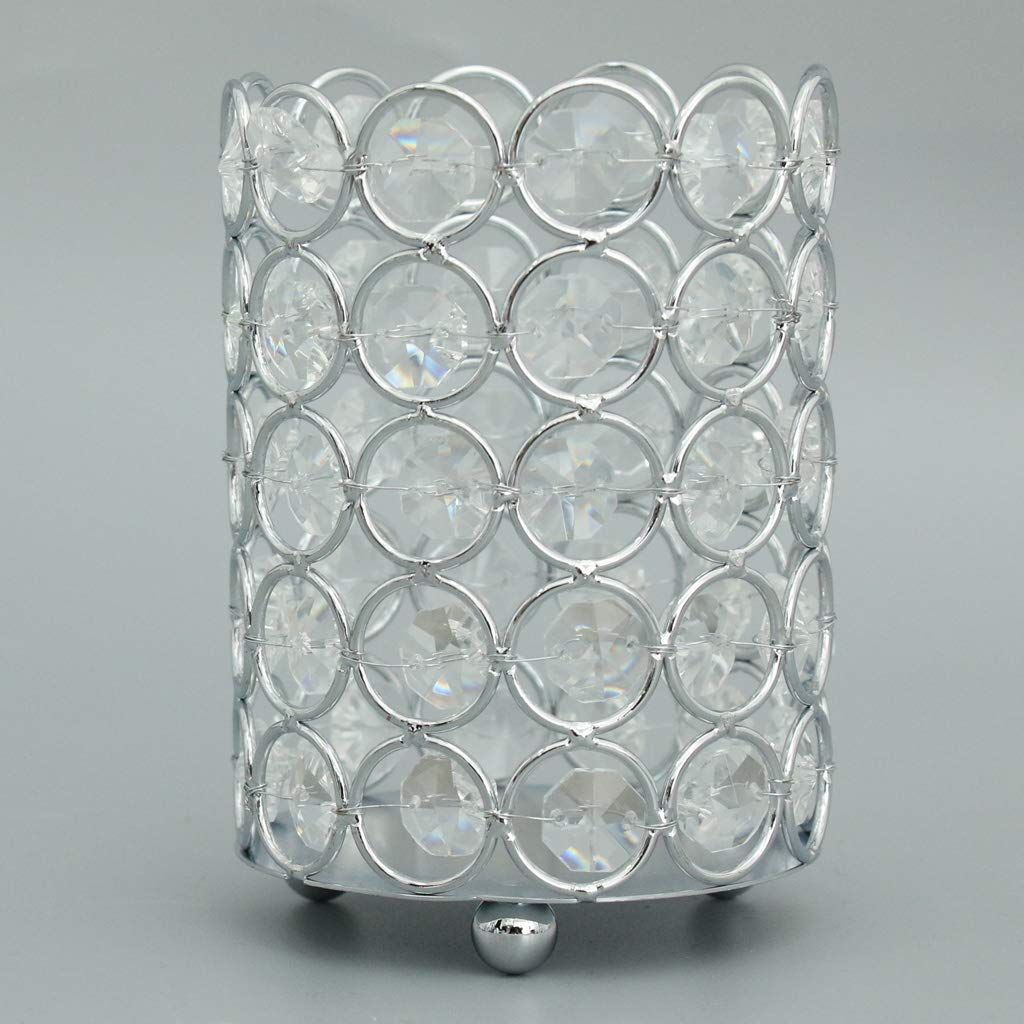 Crystal Hollow Wedding Party Candle Holder Lamp Light Home Decoration (NO.07)