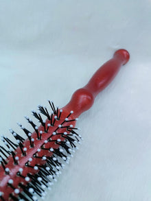Round Styling Hair Brush with Wooden Handle – Smooth & Salon Finish