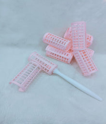 6 Pcs Plastic Hair Rollers  – DIY Extra Volume Hair Styling Tools