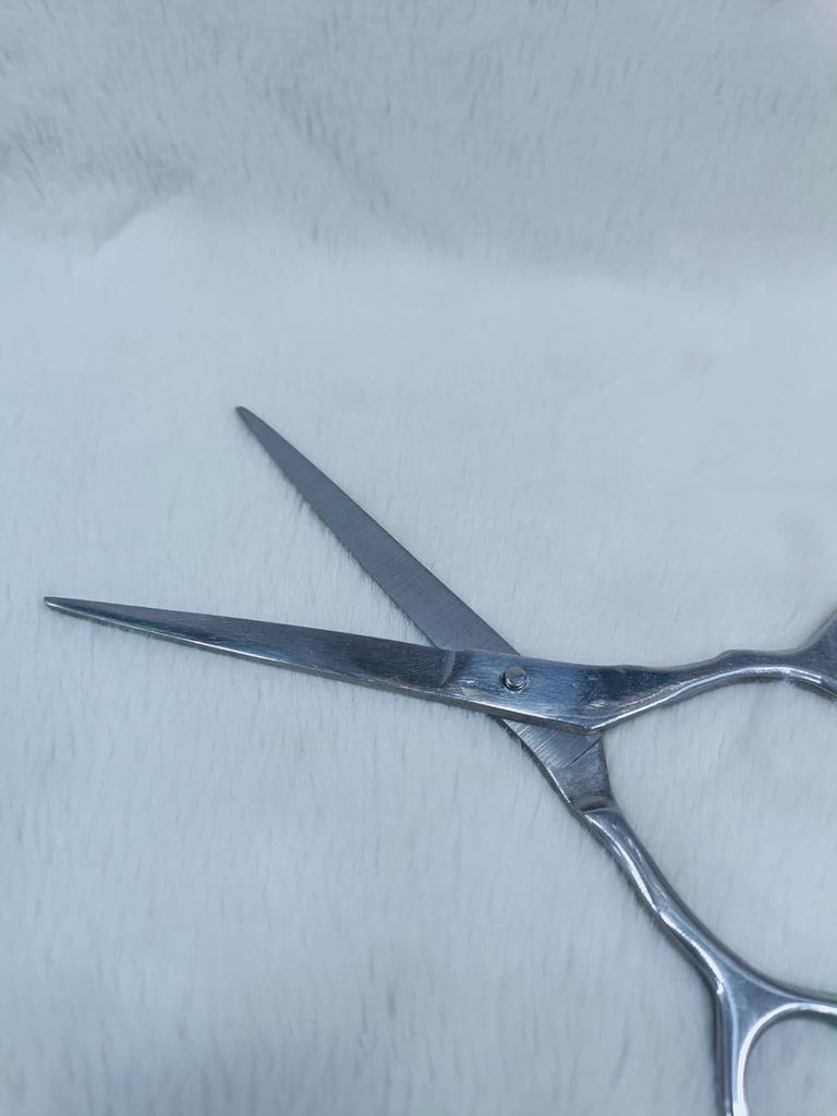 Hair Cutting Scissor Silver Line Stainless Steel Professional
