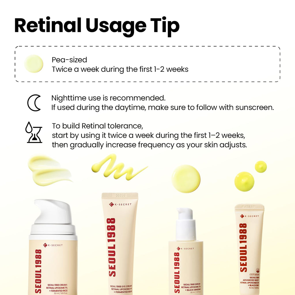 K-SECRET SEOUL 1988 Cream Retinal Liposome 1% + Fermented Rice