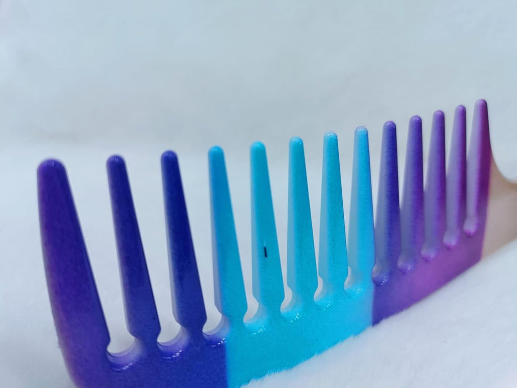 Regular Hair Comb With Handle & Wide Tooth