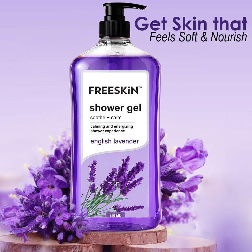 Freeskin English Lavender Shower Gel 750ML