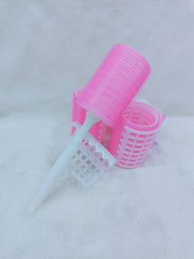 hair roller with clips use for women
