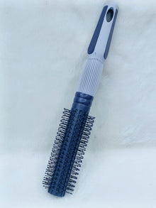 Shine Finish Round Hair Brush with Ball Tip Nylon Bristles