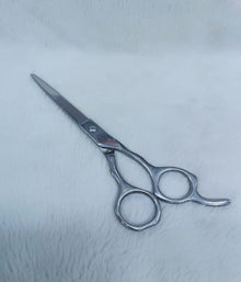 Hair Cutting Scissor Silver Line Stainless Steel Professional