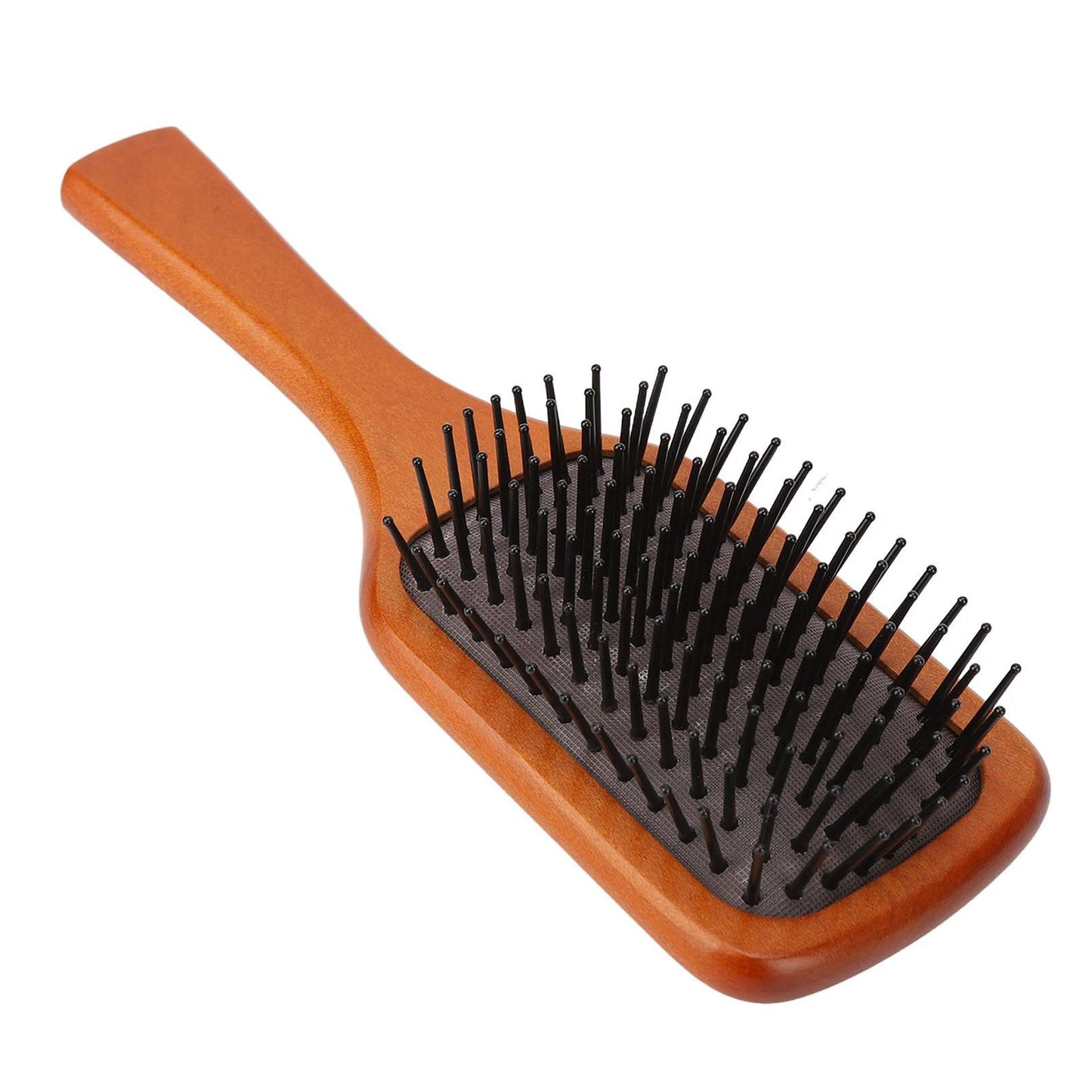 Wooden Paddle Brush, Ergonomic Paddle Hair Brush Prevent Slipping Comfortable with Handle for Women