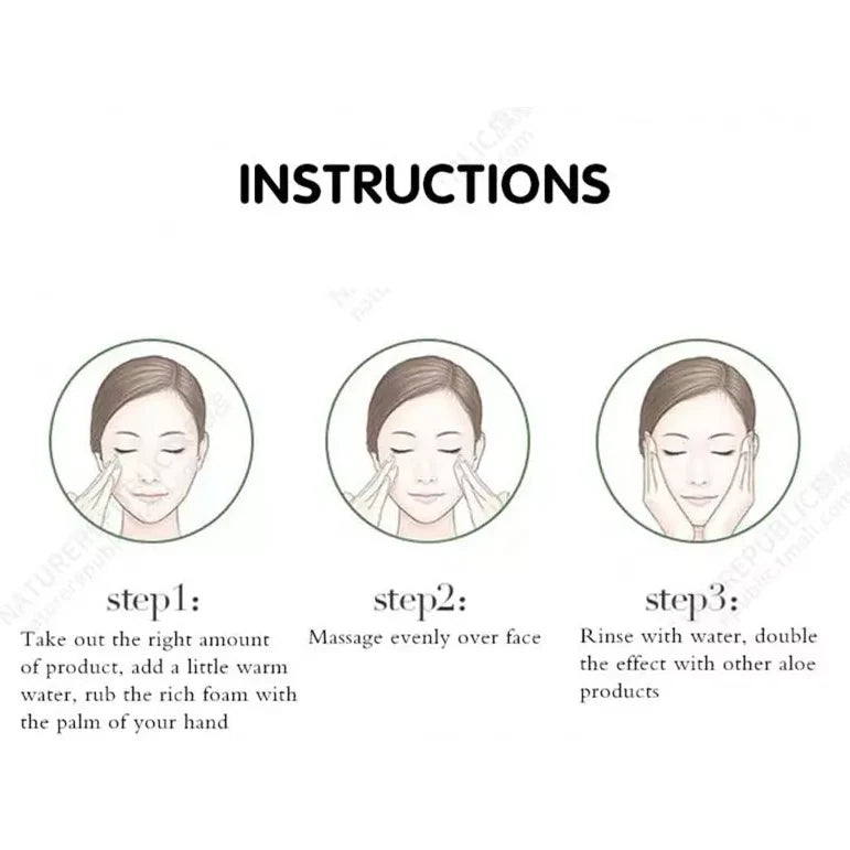 Dr. Rashel Aloe Vera Facial Cleanser Skin Natural Oil-Free Deep Cleansing