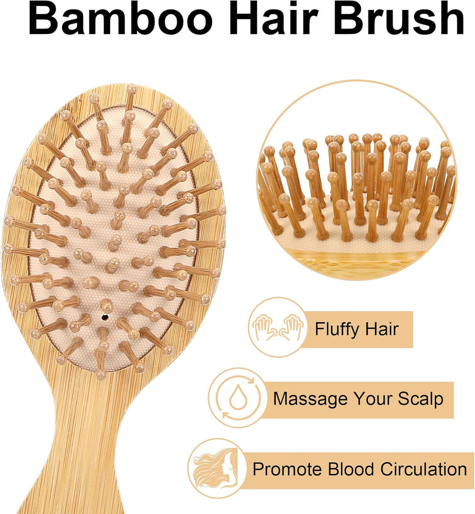 Mini Bamboo Hair Brush