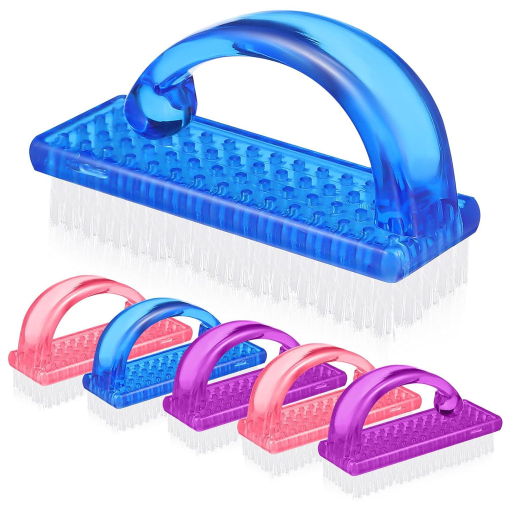 3Pcs Nail Cleaning Brush Set – Fingernail Scrub &  Dust Cleaner Brushes