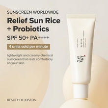 Beauty of Joseon Relief Sun: Rice + Probiotics SPF50+ PA++++