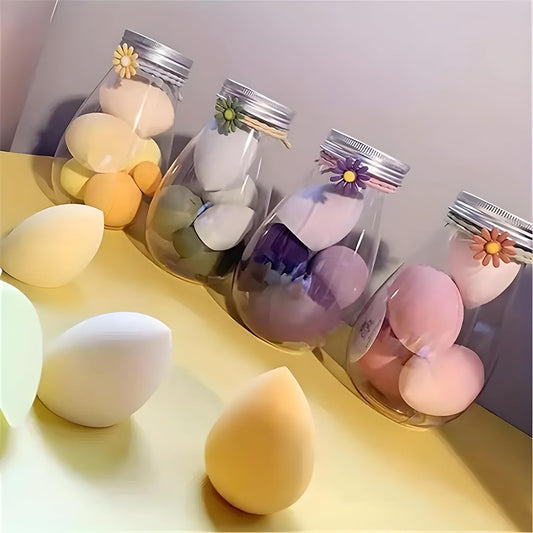 Beauty Blender Jar – Set of 6 Soft Makeup Sponges