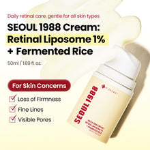 K-SECRET SEOUL 1988 Cream Retinal Liposome 1% + Fermented Rice