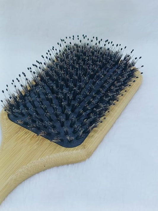 Boar Bristle Hair Brush dry and wet hair scalp massages  all-in-one detangling and styling essential