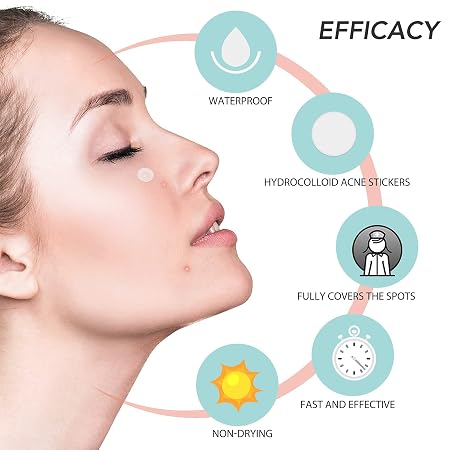 Acne Pimple Master Patch  Hydrocolloid Acne Spot Treatment (120 Patches)