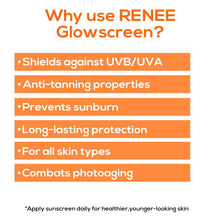 RENEE Glowscreen SPF 50 Sunscreen Cream – 50ml, PA++++