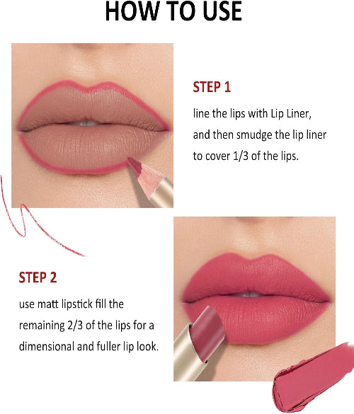 USHAS Lipstick & Lipliner