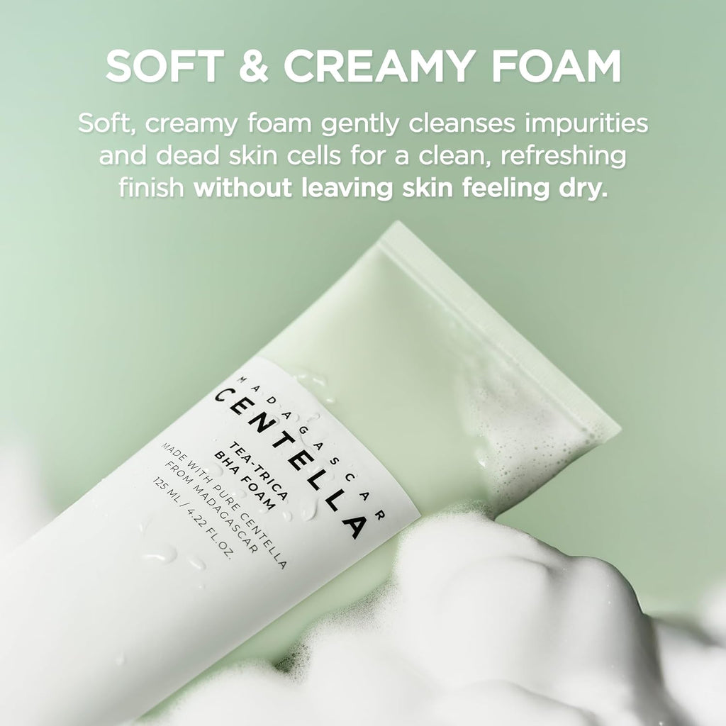 SKIN1004 Madagascar Centella Tea-Trica BHA Foam Cleanser 125ml!